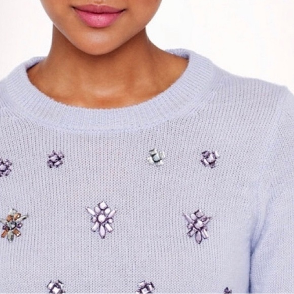 J.Crew Jewelled Cluster Sweater - Picture 3 of 5